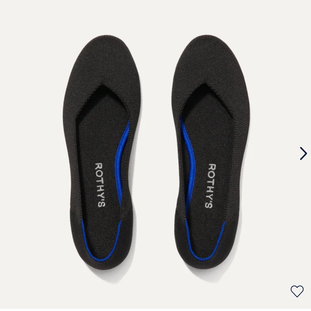 Rothy’s “the flat” size 9 in black
